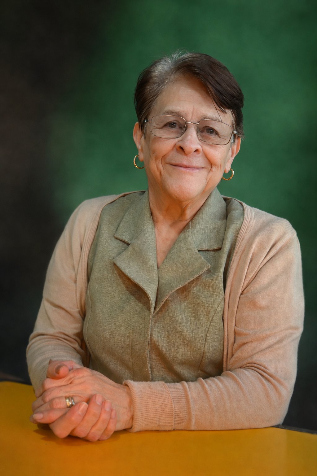 Retrato de Mama Tita sonriendo